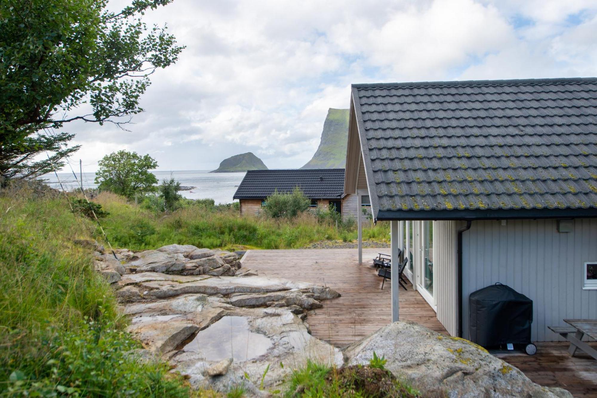 Haukland Beach Panorama Offersoya Eksteriør billede