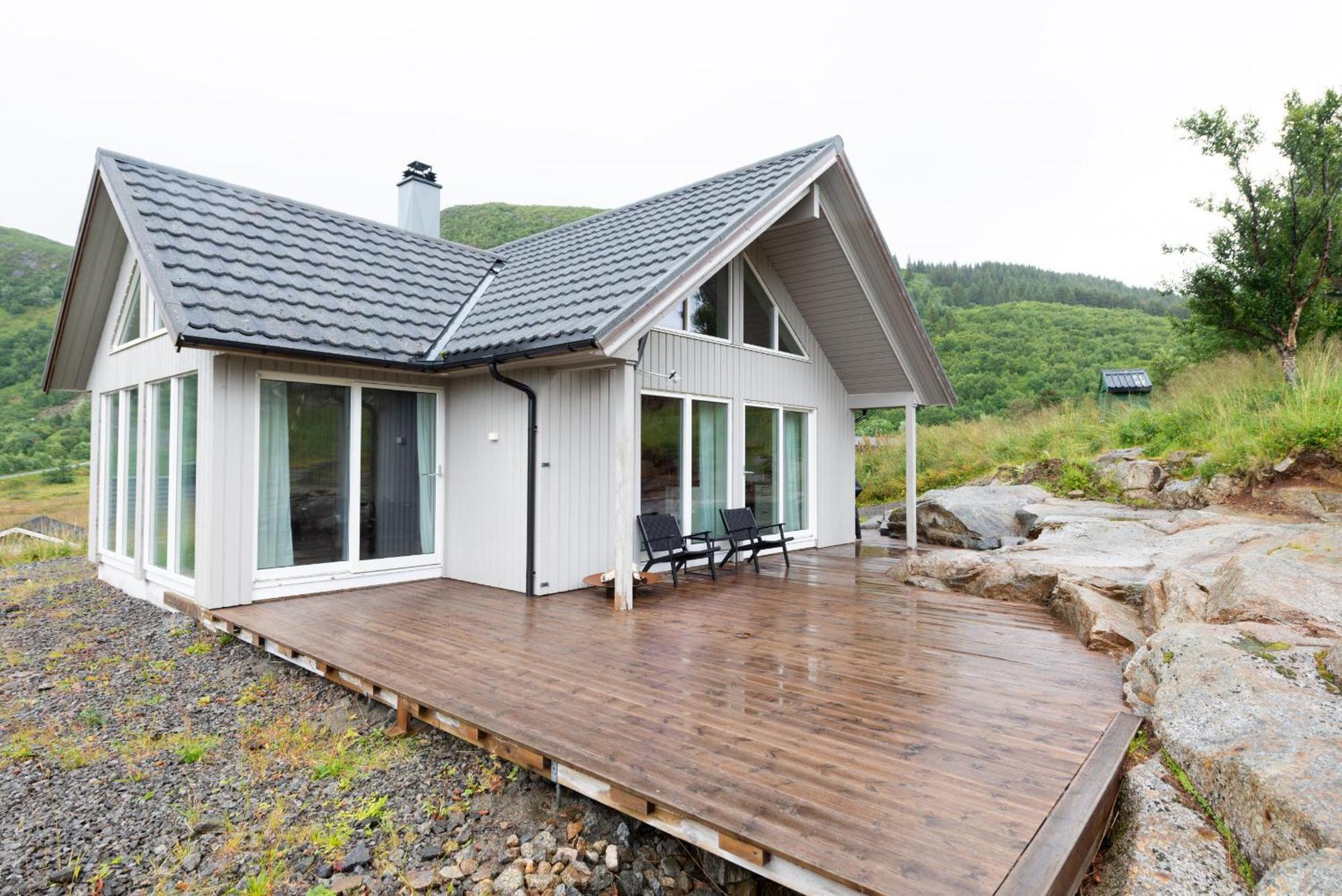 Haukland Beach Panorama Offersoya Eksteriør billede