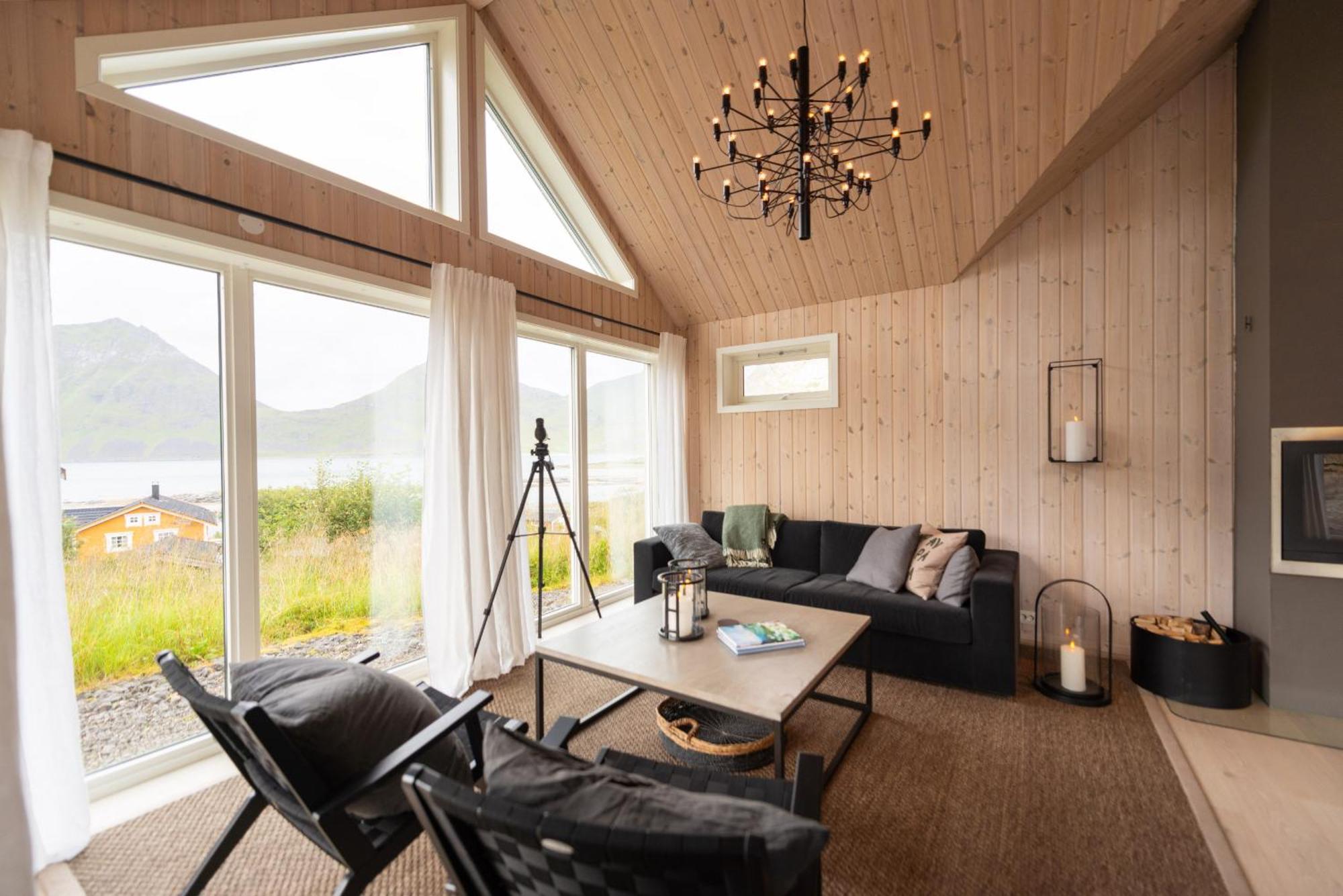 Haukland Beach Panorama Offersoya Eksteriør billede
