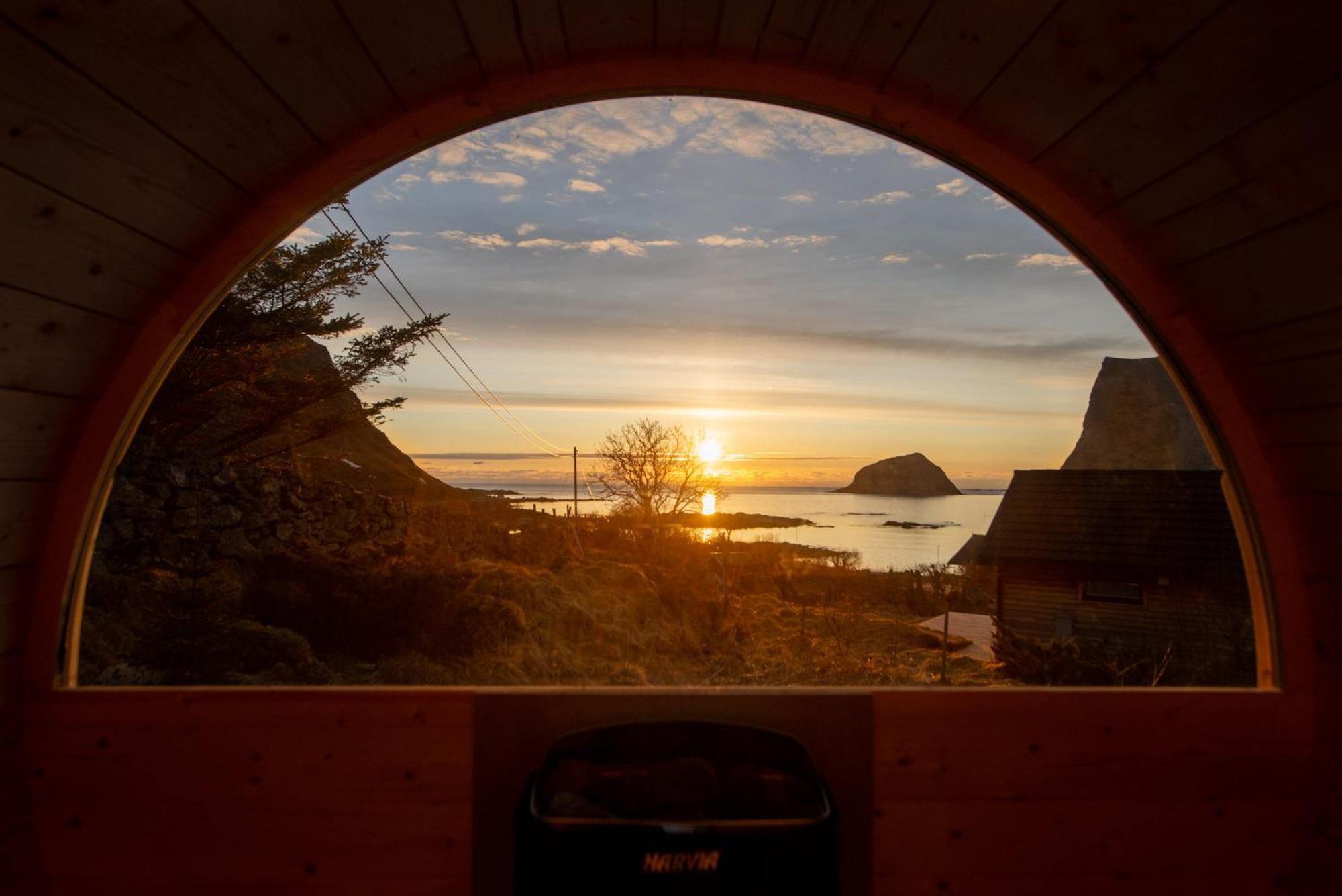 Haukland Beach Panorama Offersoya Eksteriør billede