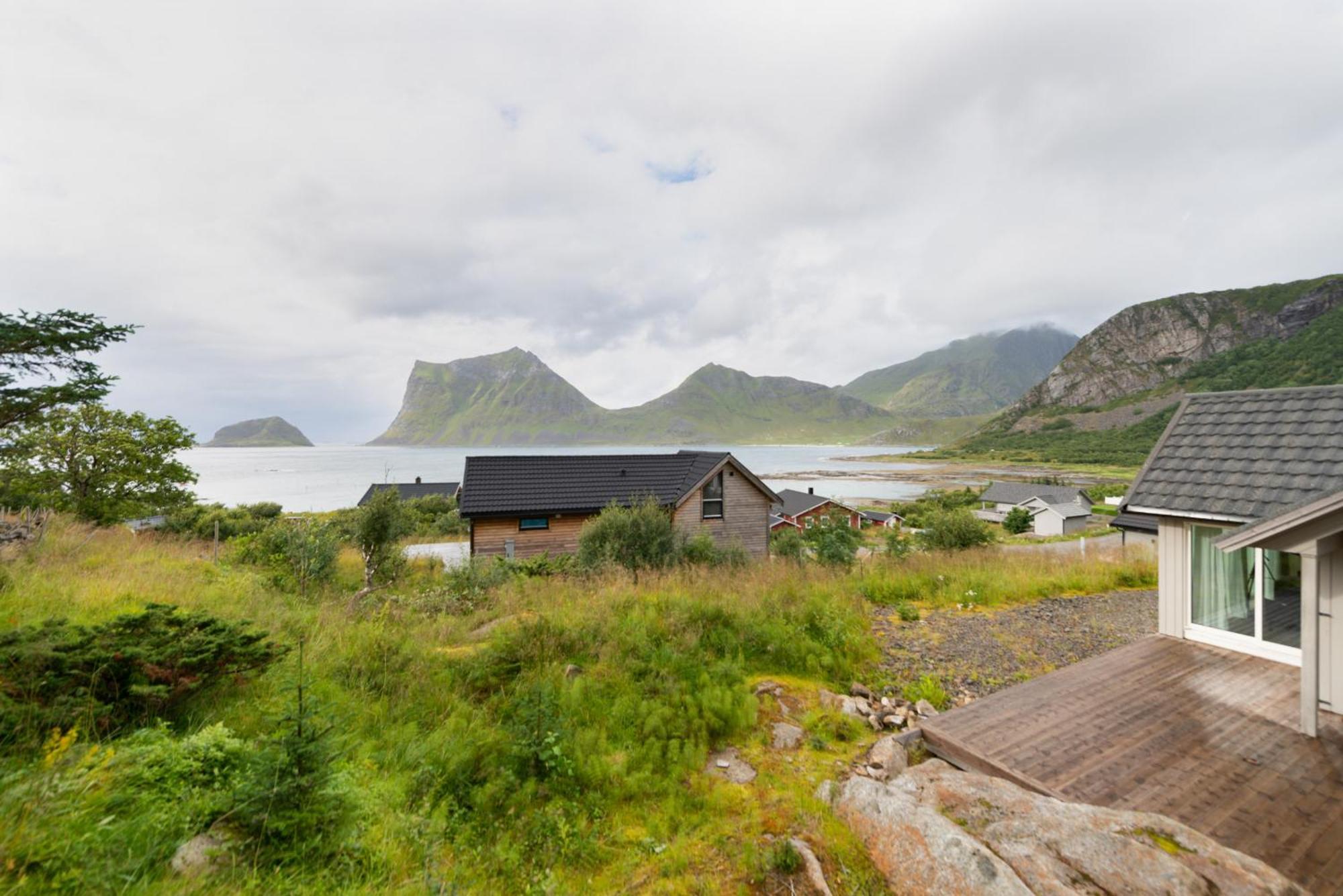 Haukland Beach Panorama Offersoya Eksteriør billede
